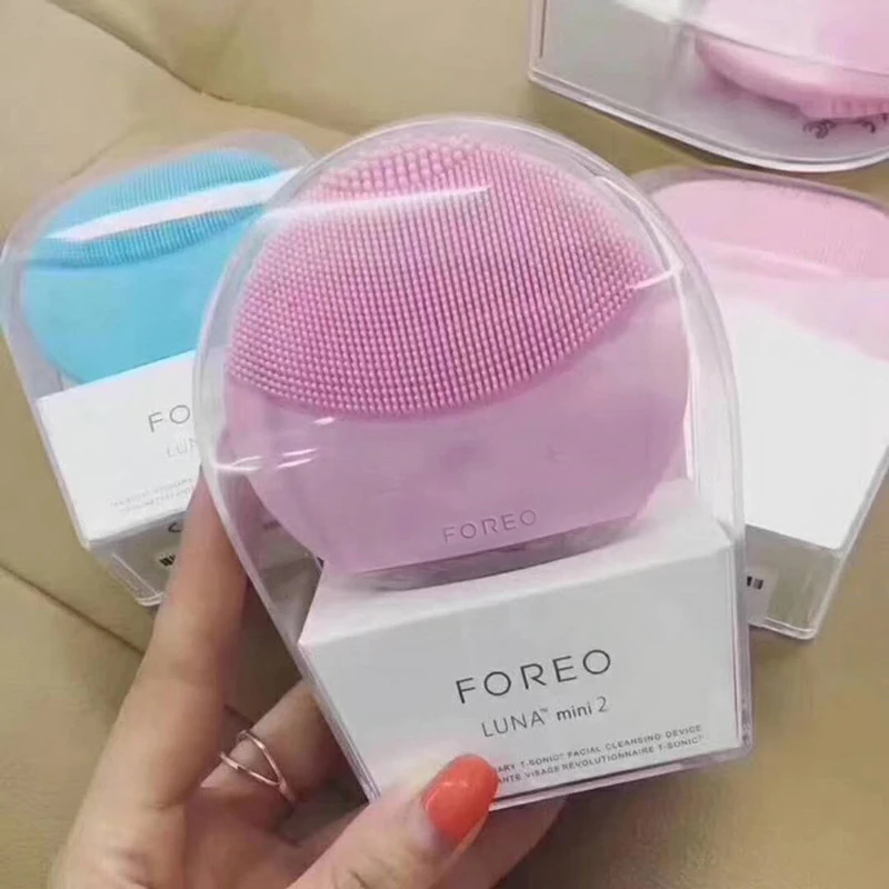 

Foreo Luna Mini 2 Silicone Facial Cleansing Brush & Foreo Real LOGO & Waterproof & 8 Level & Foreo Luna Face Cleaner Beauty Tool