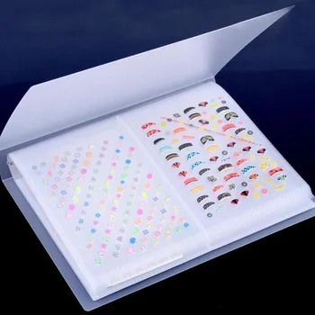 

Nail Tools 3D Watermark Sticker Storage Book Nail Sticker Decal Painting Album Nail Art Storage Card Pack Tool