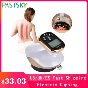 

Electric Cupping Guasha Body Massager Negative Pressure EMS Vacuum IR Heating Scraping Fat Burning Slimming Suction Cans