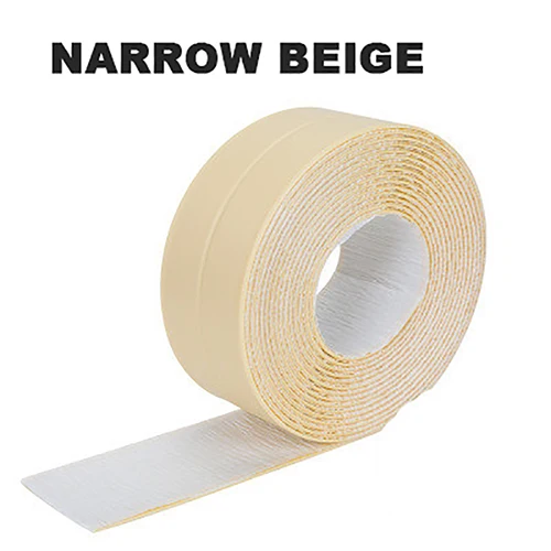 2.2CMx3.2M Kitchen Sink PVC Mmaterial Waterproof Mildew Strong Self-adhesive Transparent Tape Bathroom Toilet Crevice Strip Water Seal 3.2M - Цвет: 2.2CMx3.2M