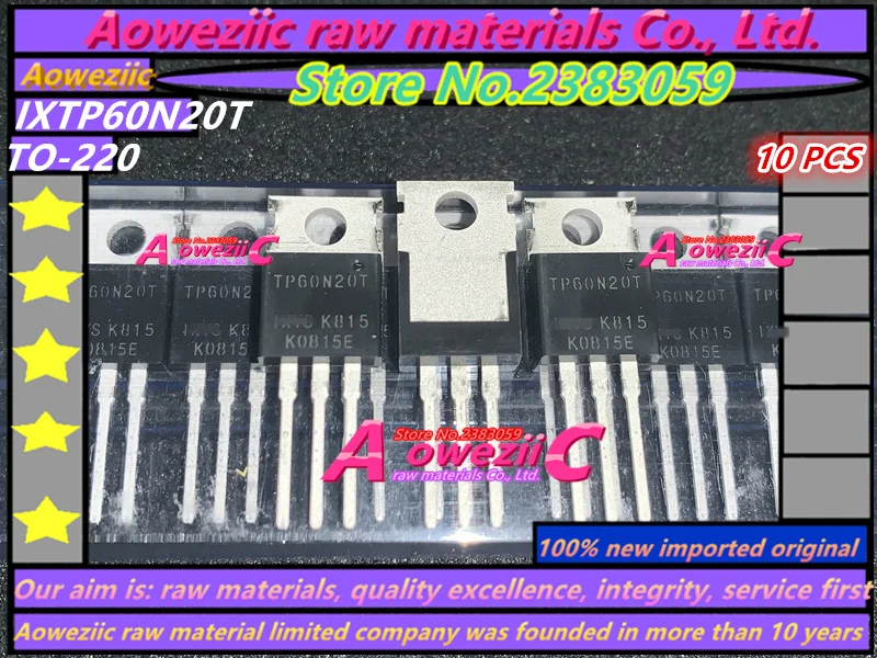 Aoweziic 2018 + 100% новые импортные оригинальные IXFP110N15T2 IXFP22N65X2 IXTP130N10T IXTP60N20T TO-220 транзистор