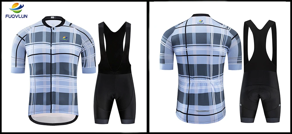FUQVLUN велосипедные майки набор мужские летние с коротким рукавом Ropa Ciclismo велосипедная одежда спортивная велосипедная одежда