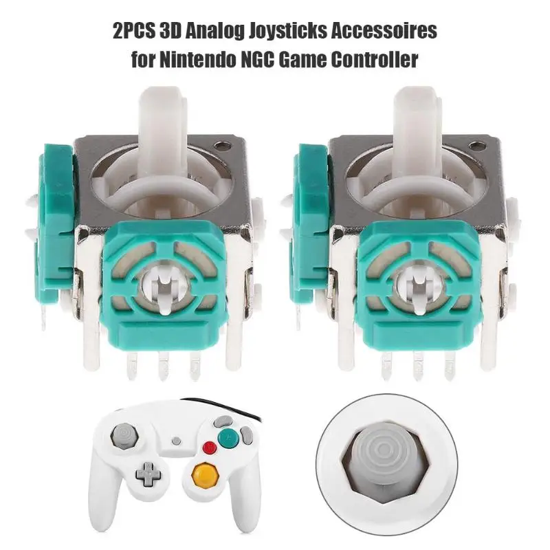 2pcs 3D аналоговый модуль датчика палка для NGC Gamecube контроллер поддержка дропшиппинг