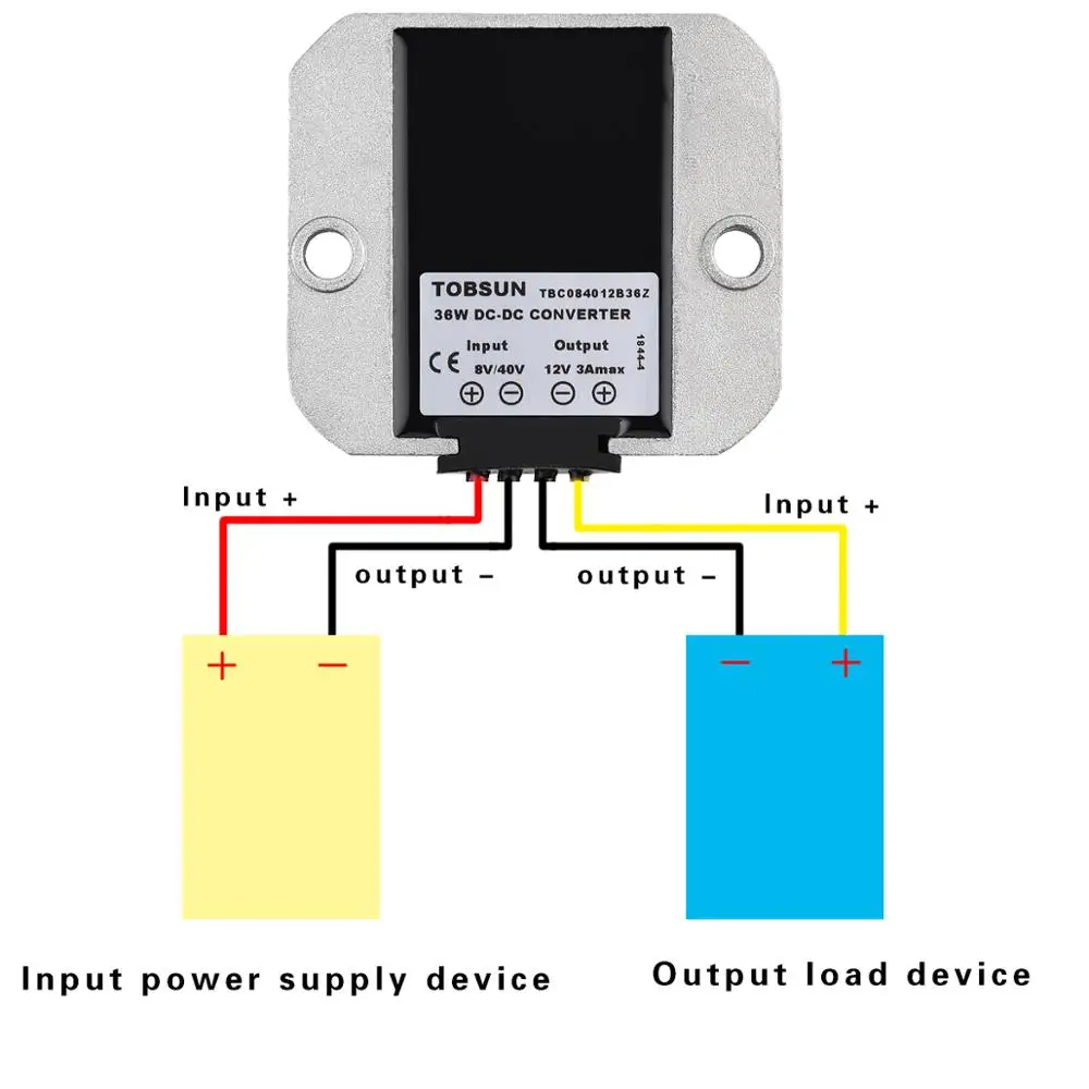 DC 8V-40V to DC 12V 3A 36W Stabilizer Converter Transformer Booster Regulator Step Up Down Module Power Supply for LED Car Solar
