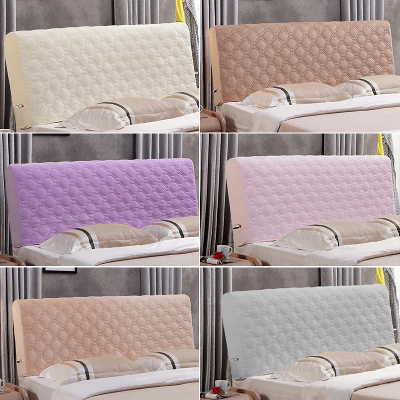 All-inclusive Headboard Cover Thicken Bed Head Cover Elastic Bedspread Washable Bed Head Back Protection Colchas Para Cama