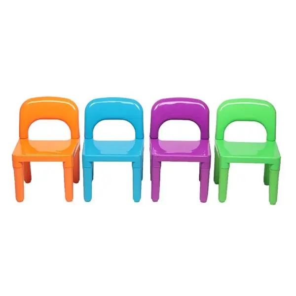 Plastic Table and Chair Set For Kids/Children Furniture Sets Dinner Kids Chair and Study Table Sets, 1x Table + 4x Chairs Plastic Table and Chair Set For Kids/Children Furniture Sets Dinner Kids Chair and Study Table Sets, 1x Table + 4x Chairs