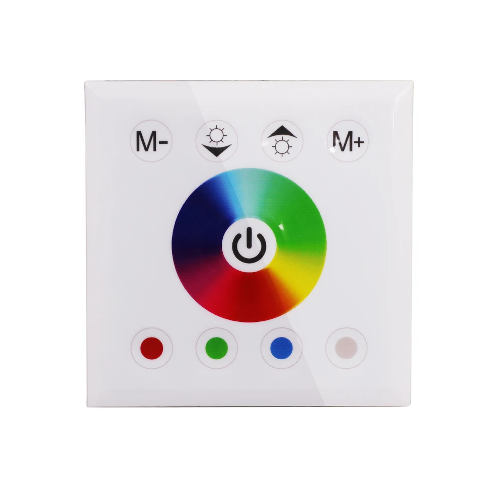 Контроллер сенсорной панели 6Ax4CH RGB RGBW настенный диммер с сенсорным экраном для