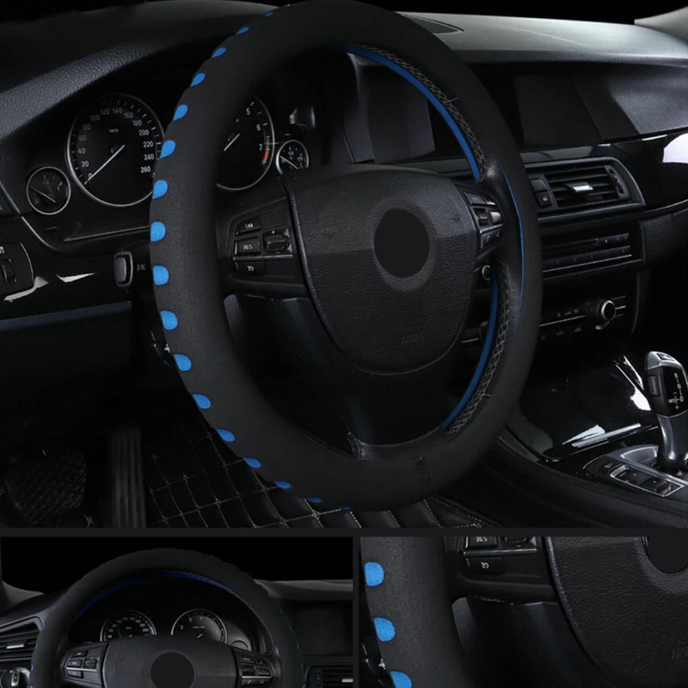 38cm Car Steering Wheel Cover Fit For Most Cars Skidproof Car-styling Diameter Steering-wheel Covers EVA Punching | Автомобили и