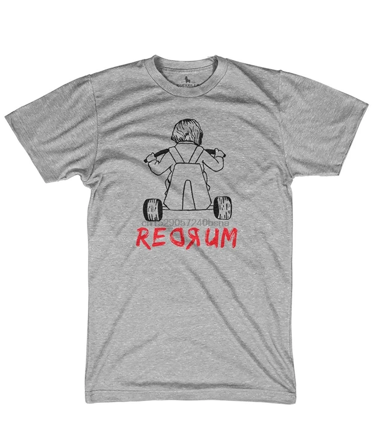 Guerrilla Tees Redrum Funny t Shirt Overlook Hotel Shirt Men T Shirt