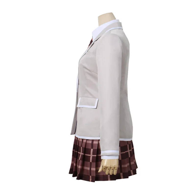 Imai Lisa Cosplay Costume BanG Dream! Roselia Cosplay Wig High School Girl JK Uniform Suit Halloween Party 0 (4)