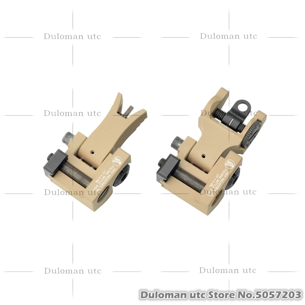 Duloman utc Troy M4 складной боевой передний и откидной задний Железный прицел для