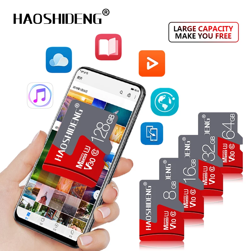 Новое поступление micro sd карта памяти 8 ГБ 16 ГБ 32 ГБ MicroSD карта cartao de memoria C10 TF/SD карты 64 Гб 128 ГБ карт micro sd карта