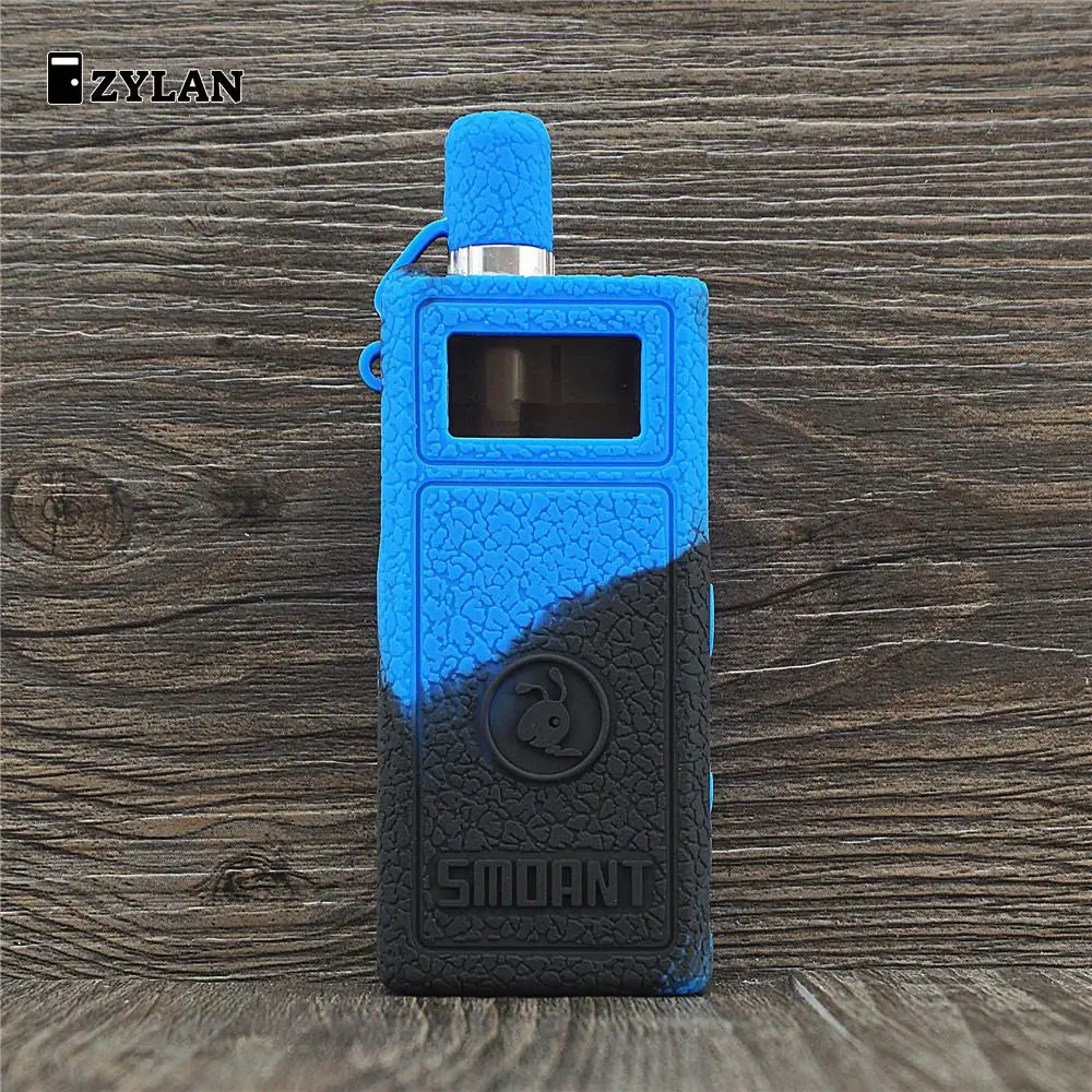 Силиконовый чехол ZYLAN для вейпа Smoant Pasito резиновый черный синий красный|Бамперы| |