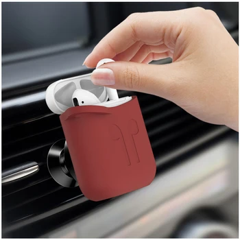 

Soft Silicone Cases For Apple Airpods Shockproof Case For Apple Airpods Wireless Car Earphone Air Pods Protector shell cover