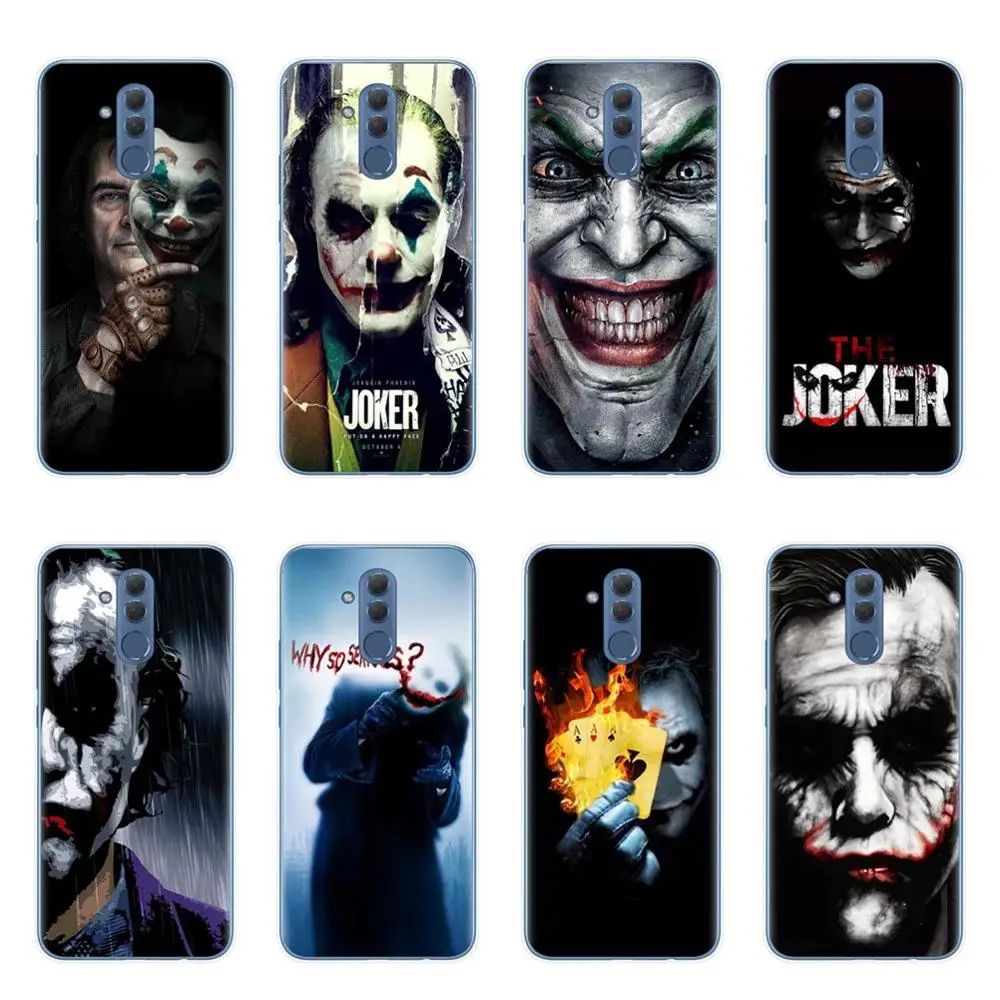 Joker 2019 мягкий силиконовый чехол для телефона из ТПУ с рисунком Хоакина Феникса Mate