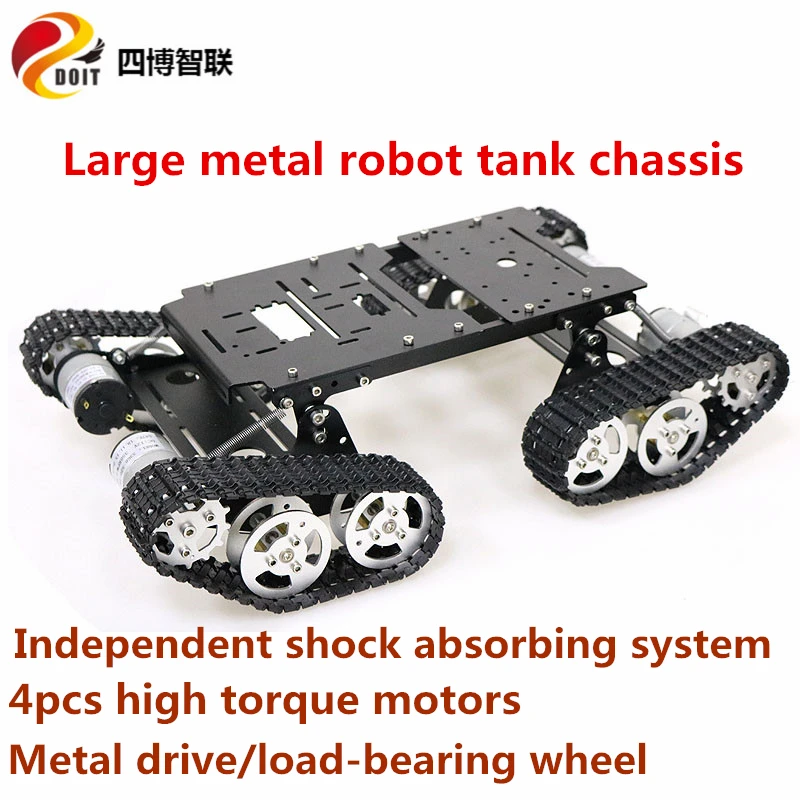 Chasis De Tanque Robot Con Suspensión – Kit STEM Para Robótica Y Educación