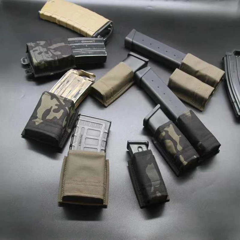 Bigfoot KYWI Tactical 556 Single Magazine Pouch 9mm Double Mags Pouch for Outdoor Hunting Airsoft Equipment 2020