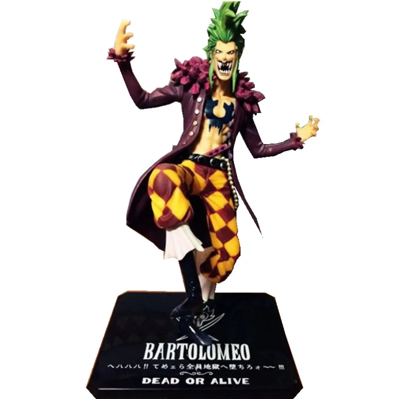 6 7 &quotаниме цельный Бартоломео Луффи огромный вентилятор GK ПВХ Портрет статуя