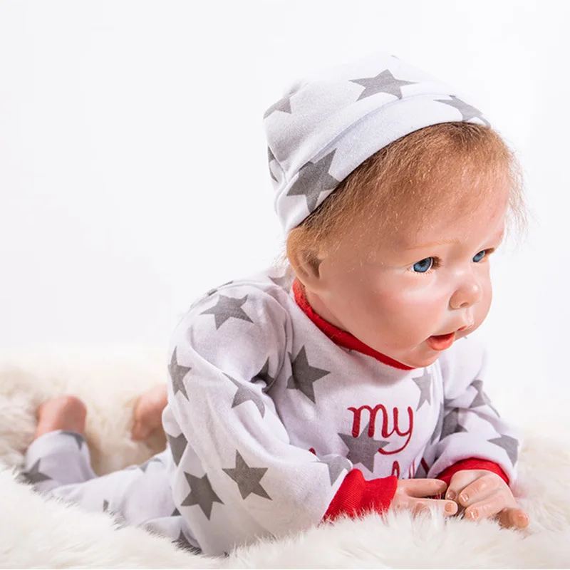 

Supply of Goods Reborn Baby Doll Model Vinyl Cloth Body All Soft Toy Infant Doll Hot Selling