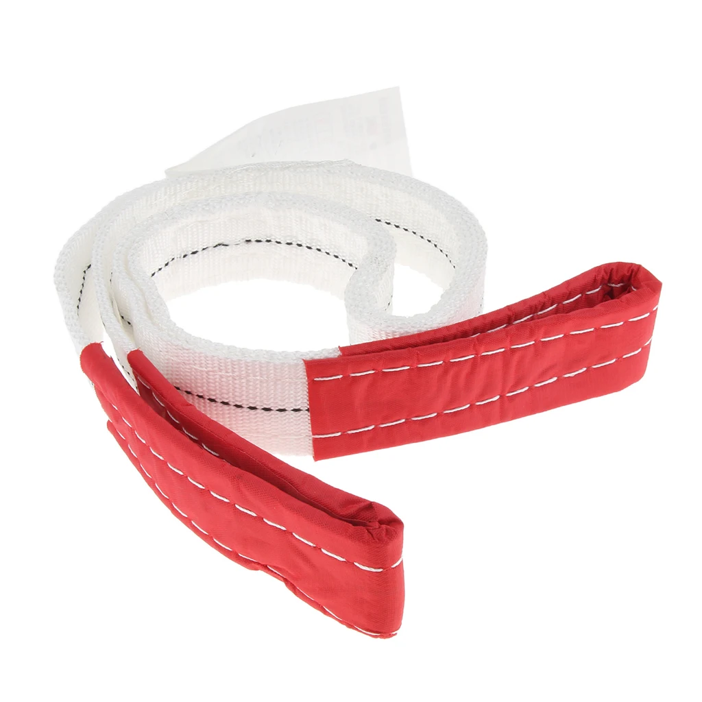Double PLY Cover Endless Round Polyster Lifting Slings Tow Strap 1Ton 1meter