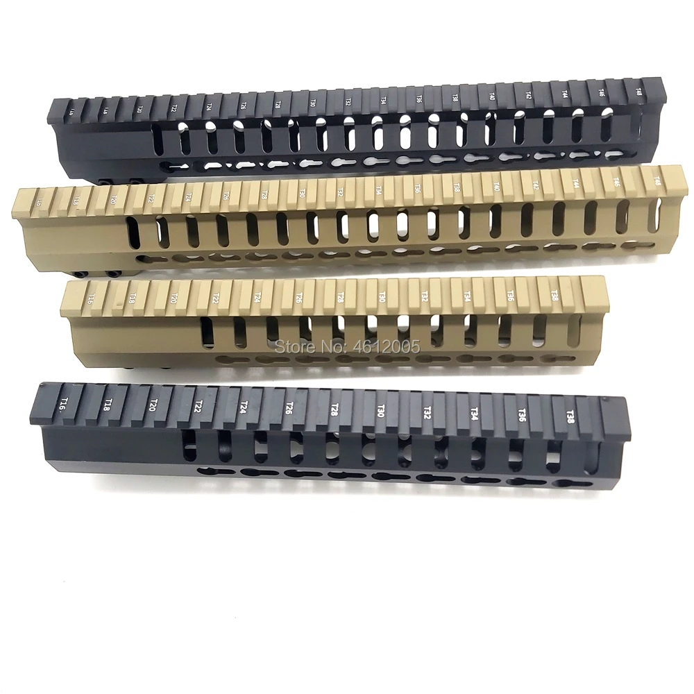 

keymod ar15 tactical .223 5.56 handguard Free Float Slim ar 15 Handguard Quad Rail 10 13.5 inch