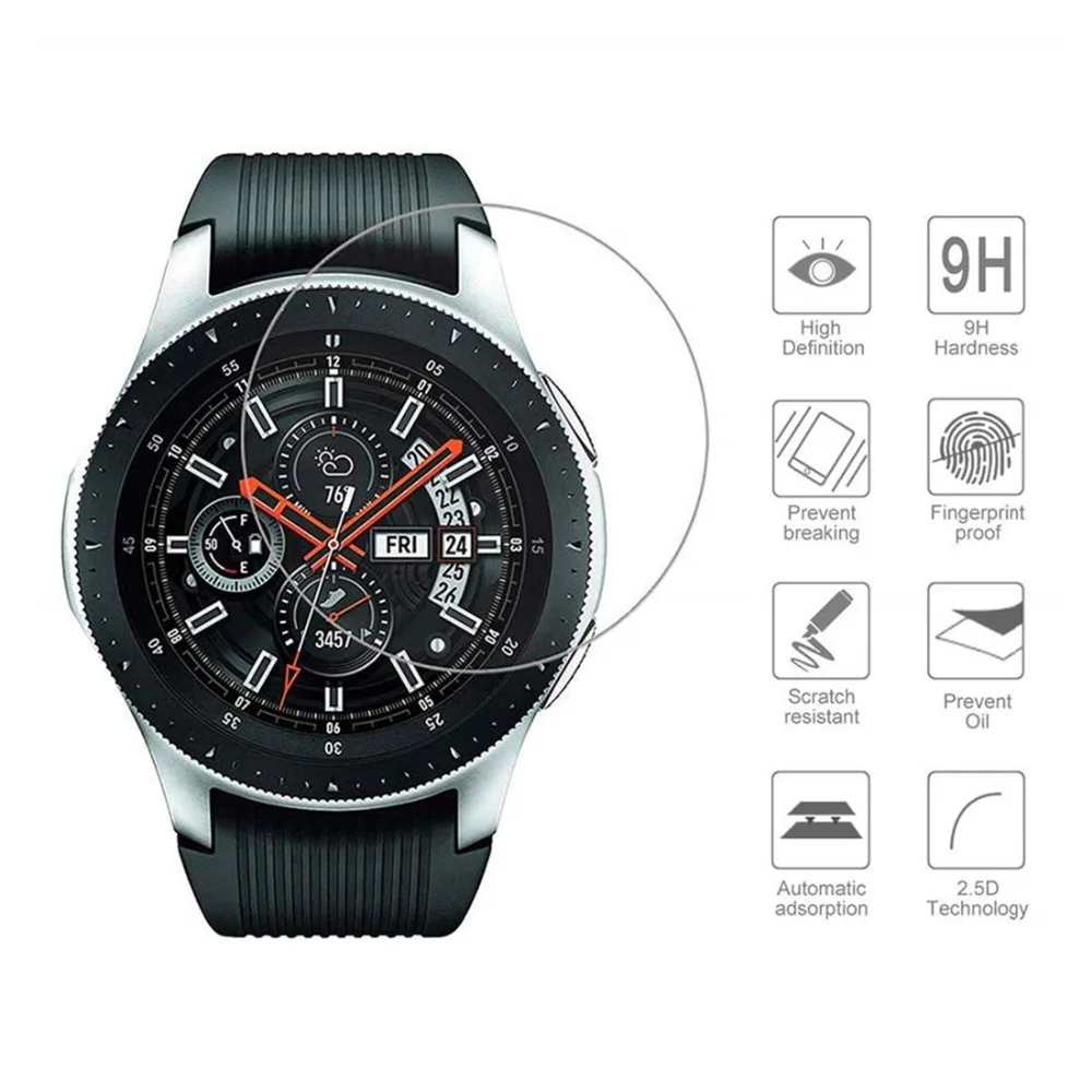 Galaxy watch 46 мм для Samsung gear S3 Frontier Galaxy watch 42 мм gear Sport band S2 защита экрана 9H 2.5D закаленное стекло