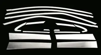 

Free shipping, 2007-2013 for Toyota Corolla 4dr High quality stainless steel Car window trim strip (20pcs), car covers / kju