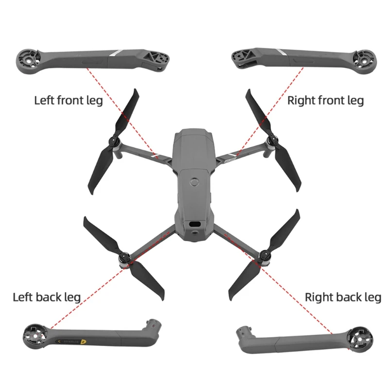 Запасные части для дрона Mavic 2 Pro &amp Zoo запасные - Цена: 894,15 - 986,00 руб.