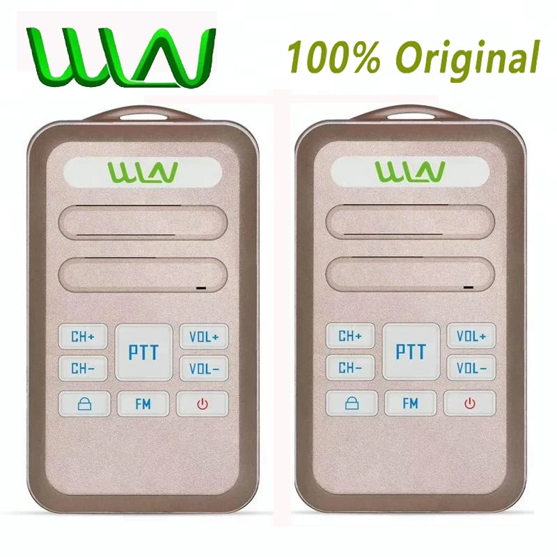 2 шт Мини WLN KD-C80 Walkie Talkie 2 Вт 16CH 400470MHz UHF Портативное двухстороннее радио для Baofeng Uv-8 Radio Comunicador Walkie-talkie - Цвет: 2 Brownwalkie talkie