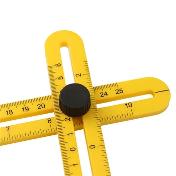 

1Set Professional Template Tool Angle Measuring Protractor Multi-Angle Ruler Builders Craftsmen Engineers Layout Tool