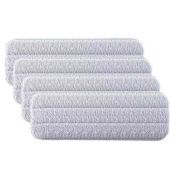 

4 Pcs Microfiber Mop Pads Reusable Floor Mop Pads Suitable for Deerma Tb500 Spray Water Mop 360 Swivel Cleaning Cloth