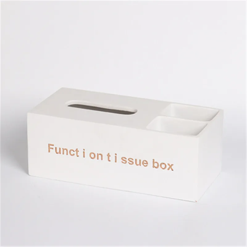 Tissue Box B Набор аксессуаров для ванной комнаты, дозатор для мыла, держатель для зубной щетки, чашка для подвязки, свадебные подарки, коробка для салфеток, белый комплект из 6 предметов - Цвет: Tissue Box B