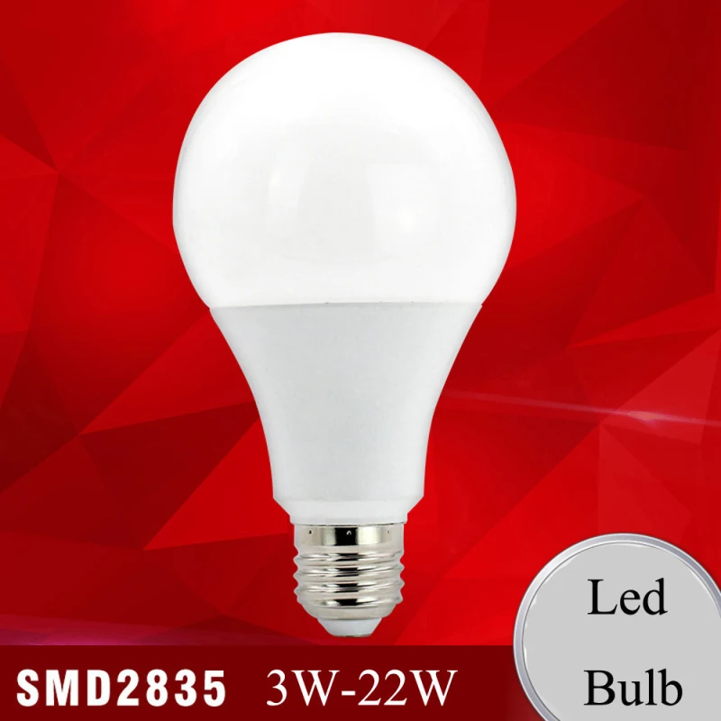 E27 B22 энергосберегающий светодиодный лампы 3W 9W 15W 22W