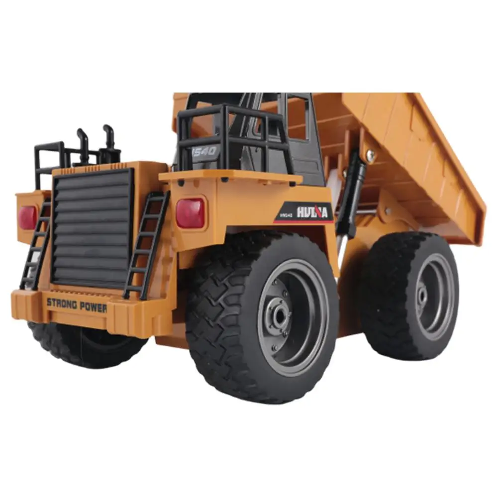 Kuulee RC инженерный автомобиль игрушки 1540 шесть каналов 1/18 RC металлический самосвал зарядка RC модель автомобиля игрушка