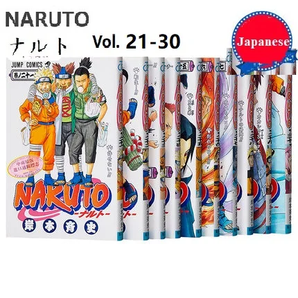 10 книг Наруто Naruto Vol. 21 30 фантастическая манга комикс Япония классика Молодежные