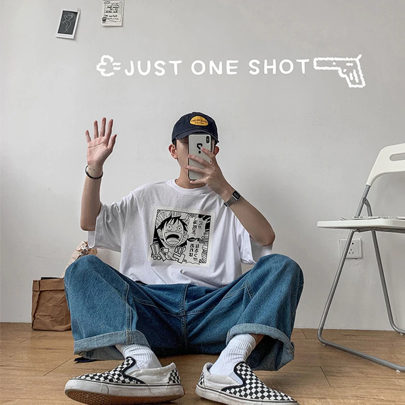 summer man's T-shirt men clothes 2019 cratoon One Piece Print Vogue hip hop camiseta hombre Leisure All-match t-shirt with print summer man's T-shirt men clothes 2019 cratoon One Piece Print Vogue hip hop camiseta hombre Leisure All-match t-shirt with print