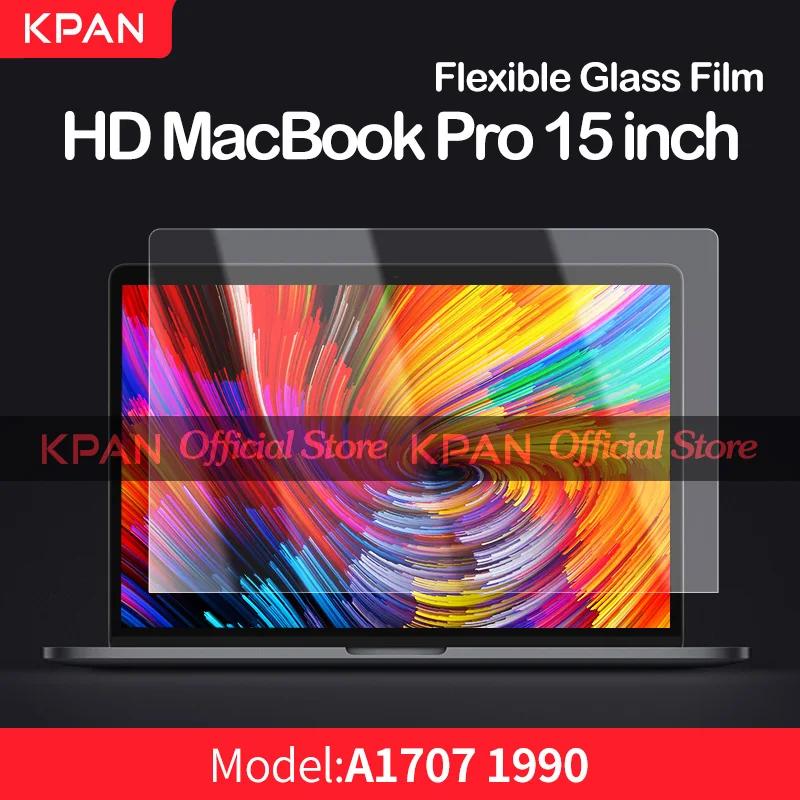 KPAN HD MacBook Pro 15 дюймов защитный экран для ноутбука Гибкая стеклянная пленка модель