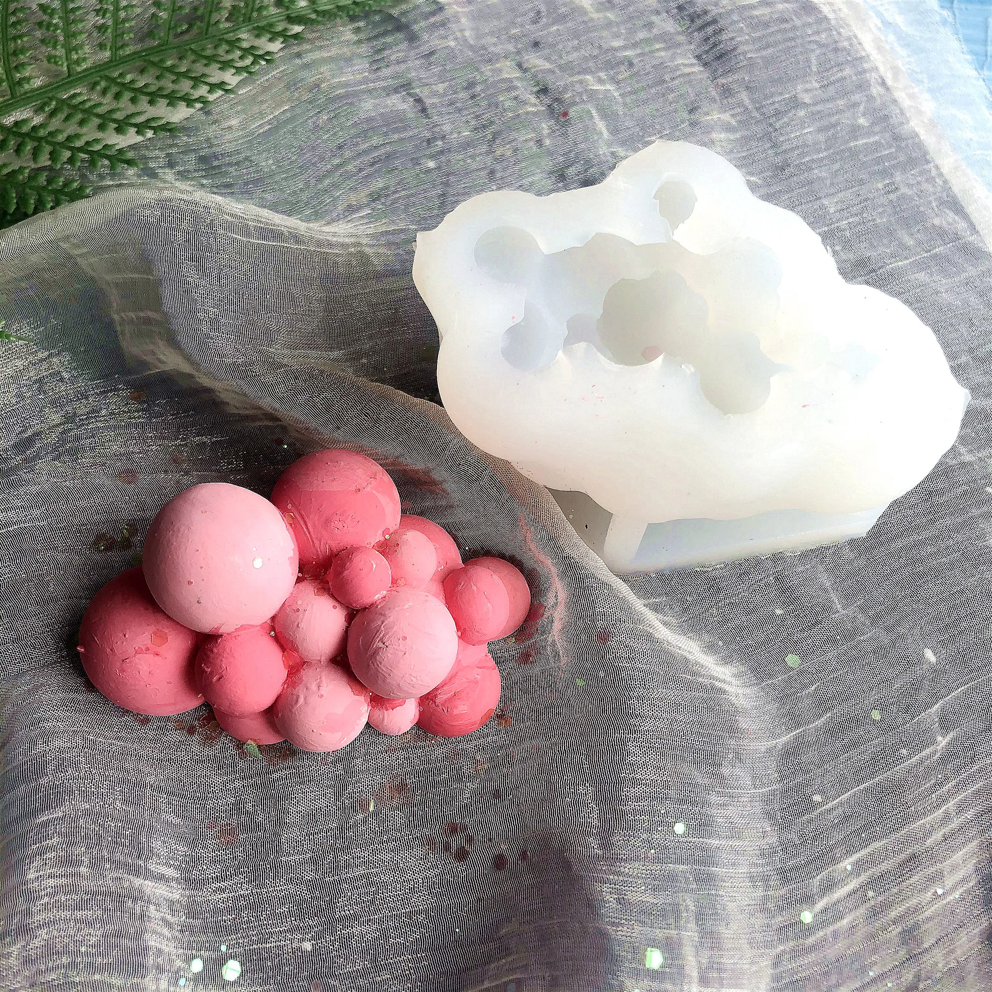 

3D cloudy Shapd Cake silicone mold chocolate fondant cake decoration handicraft resin mold clay grinder soap mold