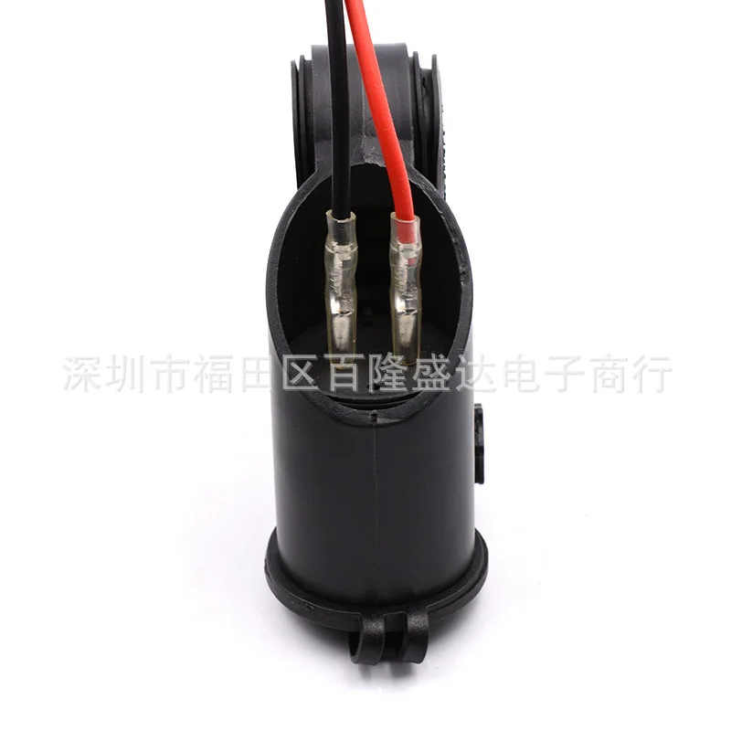 

Motorcycle Waterproof Mobile Phone Charger Knight Car Cigarette Lighter Hydrants Fixed Car Charger Double USB2. 1A