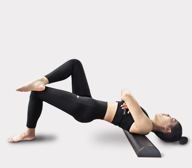 Yoga Block Roller Eva Foam Fitness Massage Pilates Body Exercises Gym Equipment 