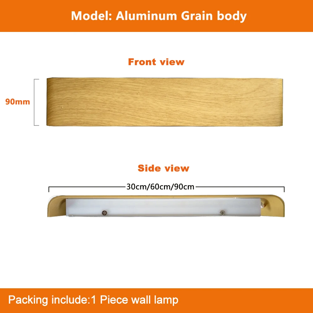 Светодиодный настенный светильник прикроватный бра крепеж лестница светильник ing светильник лампа 110 В/220 В Гостиная Ванная комната зеркальный светильник в помещении ZBD0001 - Цвет абажура: Aluminum Grain