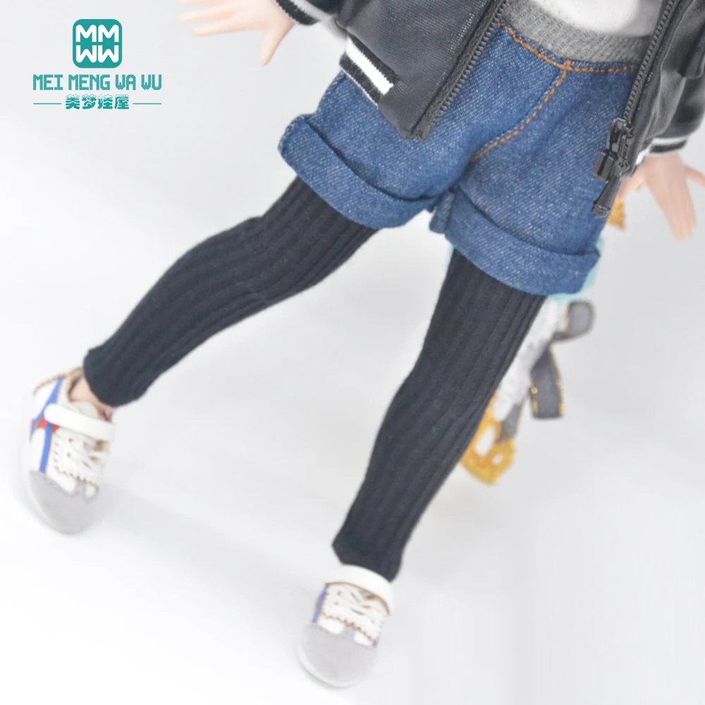 블라이스 의류 장난감, 아존 OB23 OB24 인형 액세서리, 패션 블랙 재킷, 데님 반바지, 레깅스, 신제품