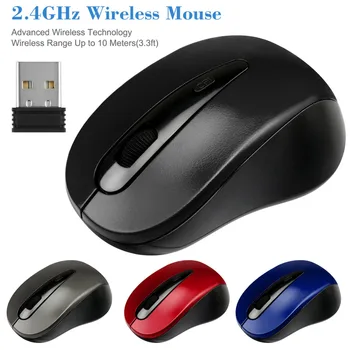 

2.4GHz Wireless Optical Mouse Mice Scroll+USB Receiver For PC Laptop Computer Adjustable Receiver Optical Computer Mouse