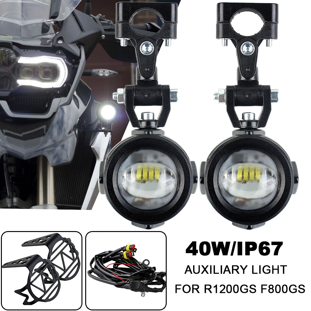 Motorcycle Led Driving Lights,Spotlight Auxiliary Lights Front Fog Lamp