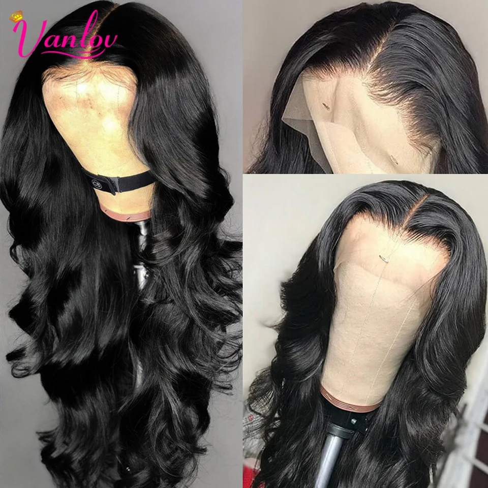Vanlov Hair Wig Body  Wave Lace Front Human Hair Wigs Brazilian Lace Front Wigs Pre Plucked Human Hair Lace Wigs 150% Remy (4)