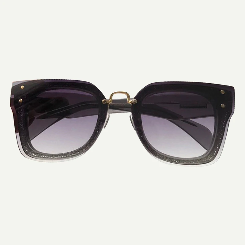 No6 Sunglasses Квадратные солнцезащитные очки, женские, модные, брендовые, дизайнерские, кошачий глаз, оттенки, женские, ацетатная оправа, солнцезащитные очки, уличные, UV400 Oculos de sol - Цвет линз: No6 Sunglasses