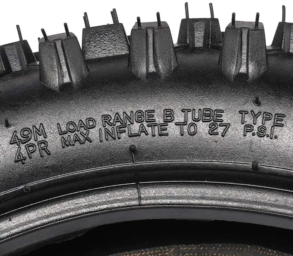 JCMOTO Motocross Tire and Inner Tube kit 90/100-14 For Pit PRO Trail Dirt Bike | Off Road Motorcycle Tires
