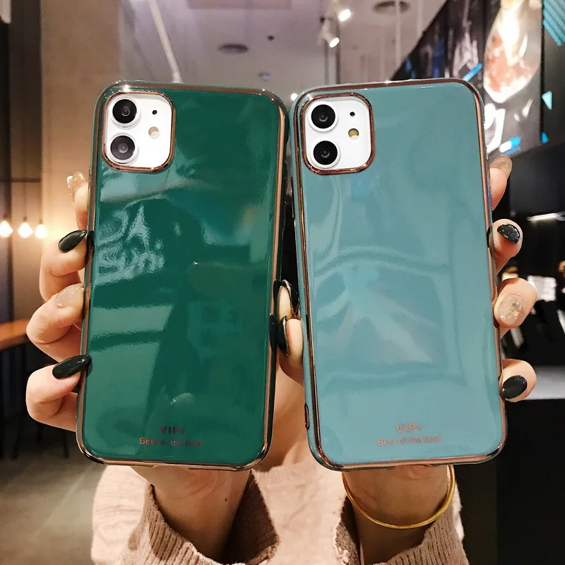 Модный Роскошный чехол с покрытием для iPhone 11 Pro Max, чехол для iPhone X XS Max XR 6 6 s 7 8 Plus, мягкий чехол для телефона