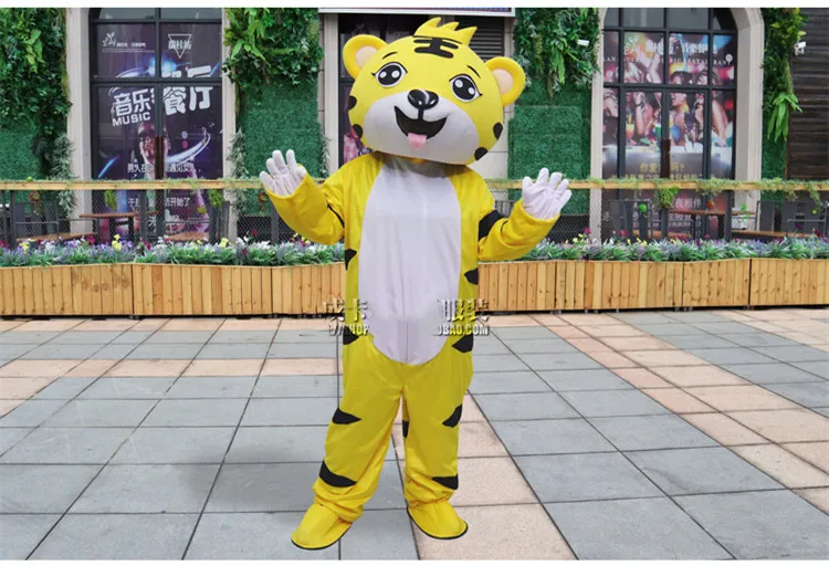 Талисман Взрослый CostumeTiger талисман костюм высокого качества аниме тема Косплей костюмы Рождество Необычные карнавальные вечерние костюмы