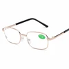 NYWOOH Real Glass Lens Reading Glasses Men Women Square Full Frame Presbyopic Glasses Anti-Scratch Diopter Eyewear +1.5 2.0 2.5 4